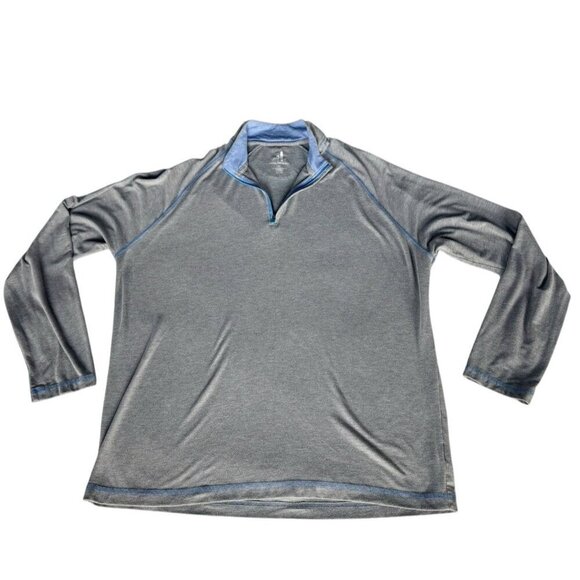 Johnnie-O Mens Sz XL Gray Sully 1/4 Zip Pullover - Picture 11 of 11
